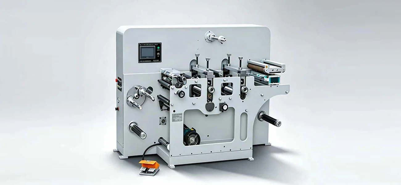 Double-Station Rotary Die Cutting & Slitting Machine Double-Station Rotary Die Cutting & Slitting Machine