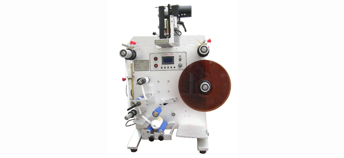 Semi-Automatic Round Bottle Labeling Machine Semi-Automatic Round Bottle Labeling Machine